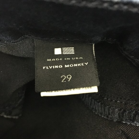 Flying Monkey Jean Womens Skinny Low-Rise Lightweight Size 29x27.5 Stretch Blue - Picture 9 of 11